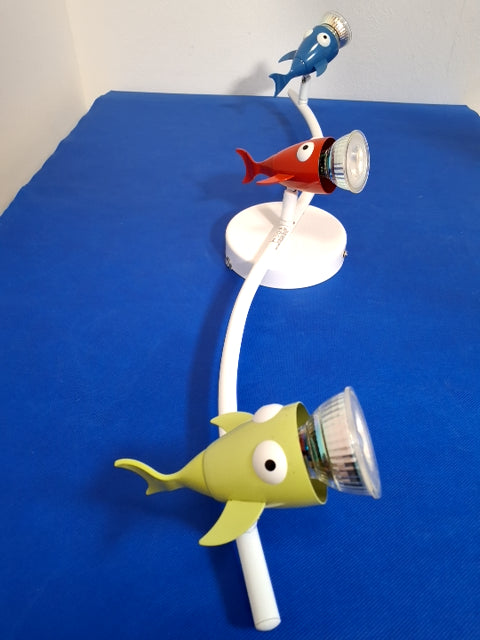 Fiskelampe med tre spot